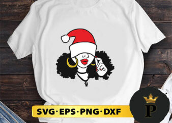 Black Girl Magic Merry Christmas SVG, Merry christmas SVG, Xmas SVG Digital Download t shirt template