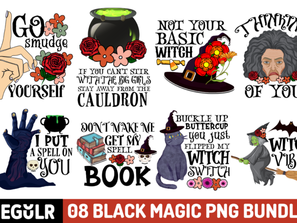 Black magic sublimation bundle t shirt template
