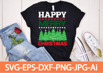 Happy Merry Christms T-shirt Design,Winter SVG Bundle, Christmas Svg, Winter svg, Santa svg, Christmas Quote svg, Funny Quotes Svg, Snowman SVG, Holiday SVG, Winter Quote Svg,Funny Christmas Svg Bundle, Christmas