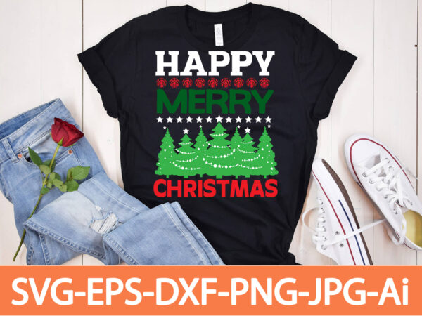 Happy merry christms t-shirt design,winter svg bundle, christmas svg, winter svg, santa svg, christmas quote svg, funny quotes svg, snowman svg, holiday svg, winter quote svg,funny christmas svg bundle, christmas