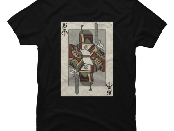 Boba Fett Playing Card - Buy t-shirt designs