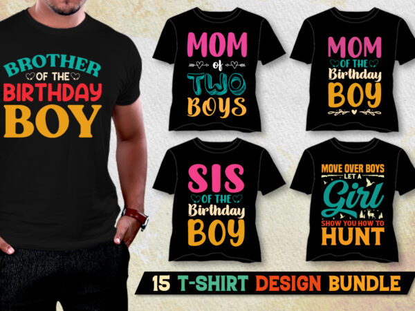 Boy t-shirt design bundle