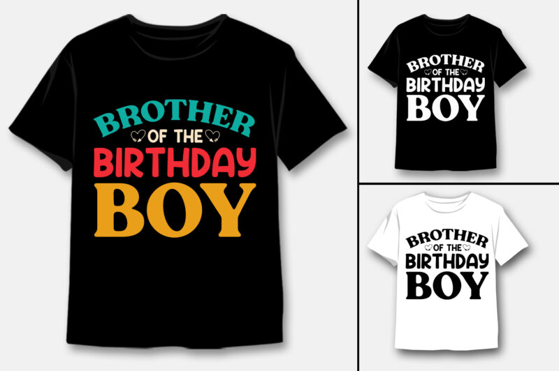 Boy T-Shirt Design Bundle