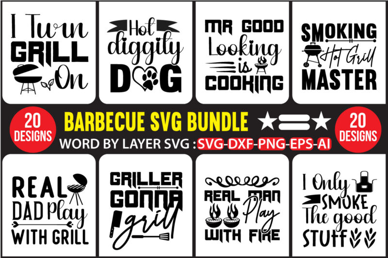 Barbecue T-shirt Mega Bundle, Barbecue Svg Mega Bundle, BBQ Mega Bundle, BBQ T-shirt, BBQ T-shirt Mega Bundle, BBQ Timer SVG, Grill Master svg, Clipart for Cricut, Funny Grill Saying svg,