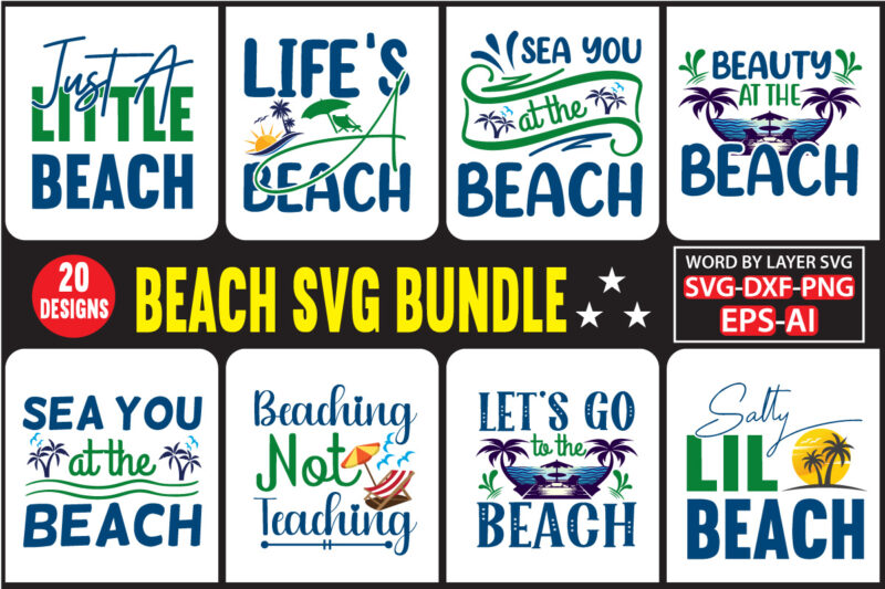 Beach T-shirt Mega Bundle, Mega Bundle, Beach Mega Bundle, Summer Beach Bundle SVG, Beach Svg Bundle, Summertime, Funny Beach Quotes Svg, Salty Svg Png Dxf Sassy Beach Quotes Summer Quotes