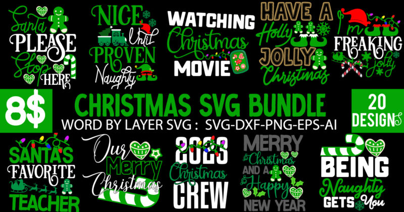 Christmas T-Shirt Bundle , Christmas Rendeer Clipart Bundle , Christmas SVG Bundle , Christmas SVG Mega Bundle , 220 Christmas Design , Christmas svg bundle , 20 christmas t-shirt design