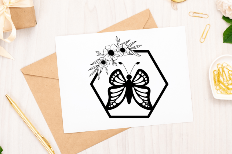 Floral Butterfly Wall Decor SVG Bundle
