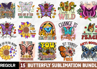 Butterfly Sublimation Bundle