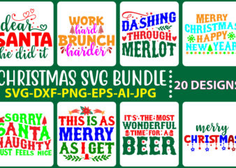 Christmas SVG Bundle t shirt vector file