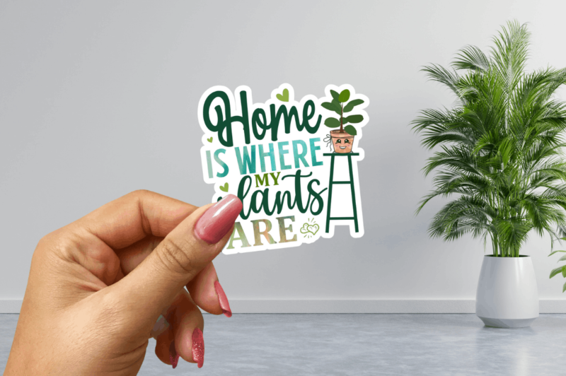 Home Plant Printable Sticker Bundle