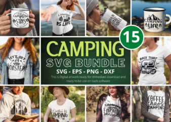 Camping Svg Bundle t shirt vector file