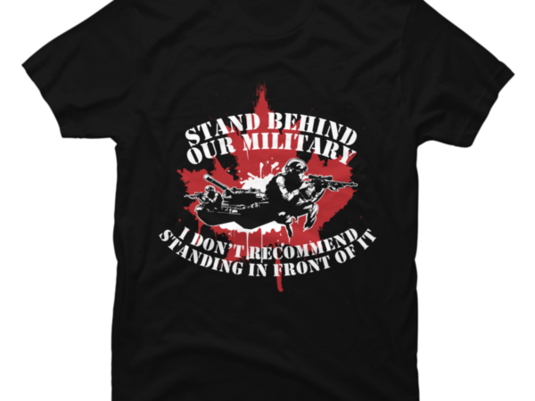Canada Military - Buy t-shirt designs