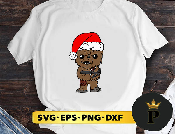 Chewbacca Star Wars Christmas SVG, Merry christmas SVG, Xmas SVG Digital Download