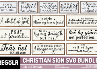 Christian Sign svg Bundle t shirt vector file