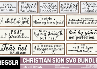 Christian Sign svg Bundle