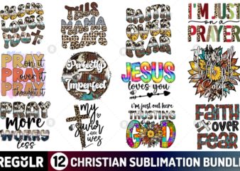 Christian Sublimation bundle