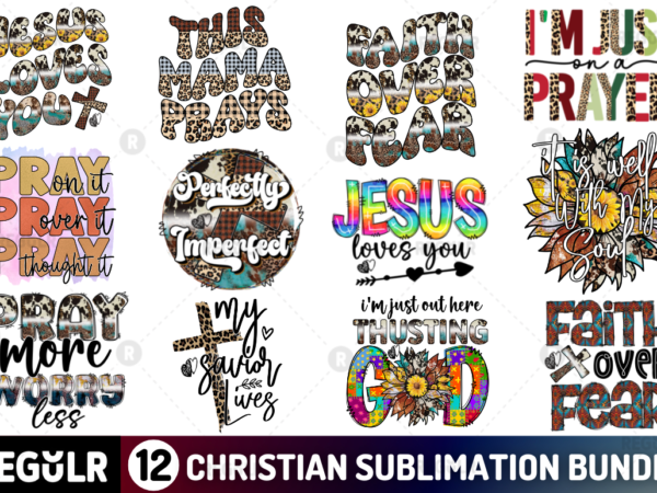 Christian sublimation bundle t shirt vector file