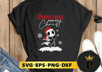 Christmas Begins With Christ SVG, Merry christmas SVG, Xmas SVG Digital Download t shirt vector file