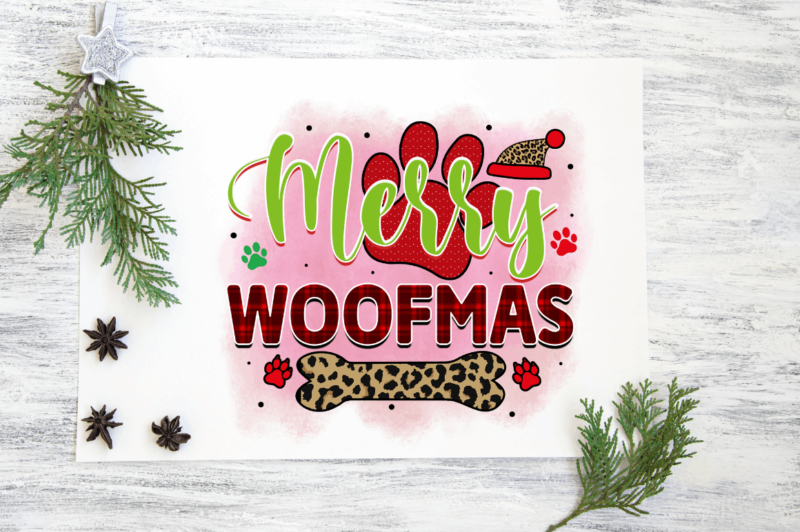 Christmas Dog Sublimation Bundle