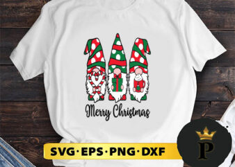 Christmas Gnome SVG, Merry christmas SVG, Xmas SVG Digital Download