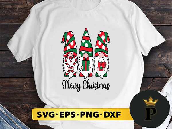 Christmas gnome svg, merry christmas svg, xmas svg digital download t shirt vector file