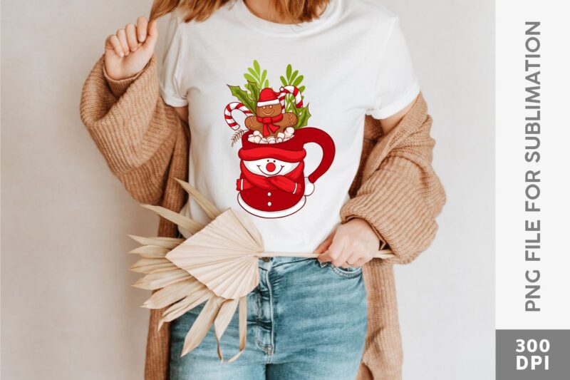 Christmas Hot Cocoa and Coffee Cup Sublimation Bundle