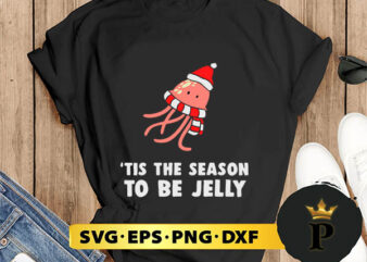 Christmas Jellyfish SVG, Merry christmas SVG, Xmas SVG Digital Download t shirt vector file