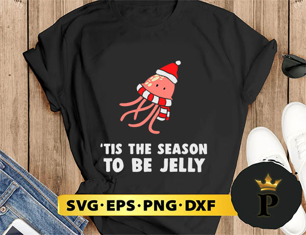 Christmas Jellyfish SVG, Merry christmas SVG, Xmas SVG Digital Download