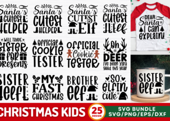 Christmas Kids SVG Bundle