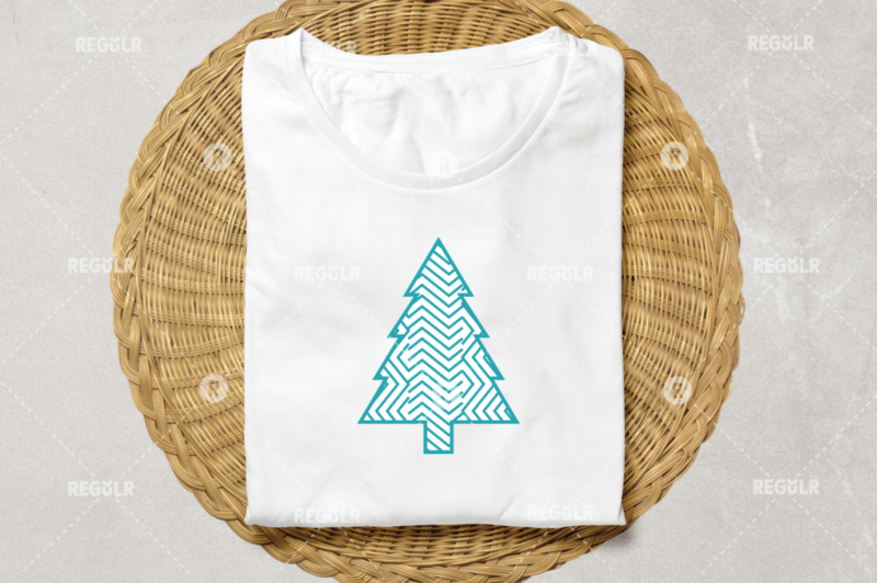Christmas Tree Monogram SVG Bundle