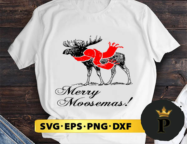 Christmas Moose Merry Moosemas SVG, Merry christmas SVG, Xmas SVG Digital Download