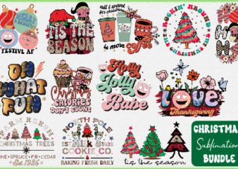 Christmas PNG Sublimation Bundle