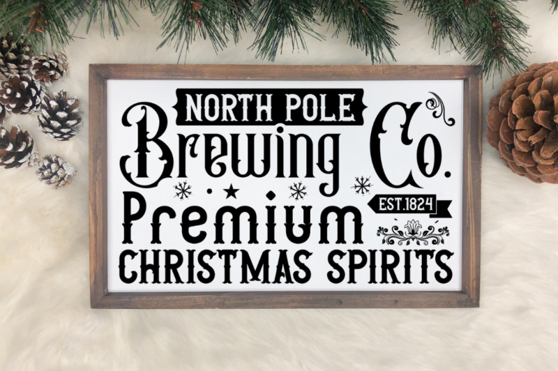 Vintage Christmas Sign Svg Bundle