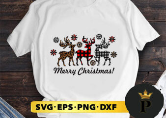 Christmas Reindeer Leopard SVG, Merry christmas SVG, Xmas SVG Digital Download