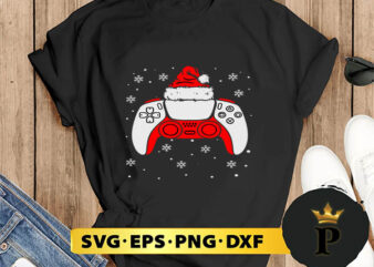 Christmas Santa Gamer Controller SVG, Merry christmas SVG, Xmas SVG Digital Download t shirt vector file