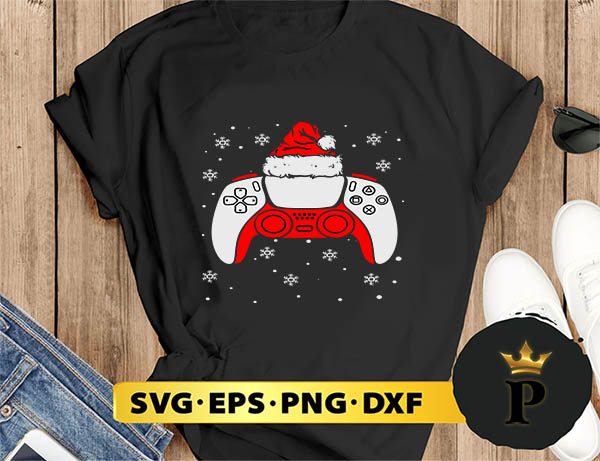 Christmas Santa Gamer Controller SVG, Merry christmas SVG, Xmas SVG Digital Download