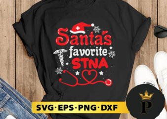Christmas Santa’s Favorite Stna Stethoscope SVG, Merry christmas SVG, Xmas SVG Digital Download t shirt vector file