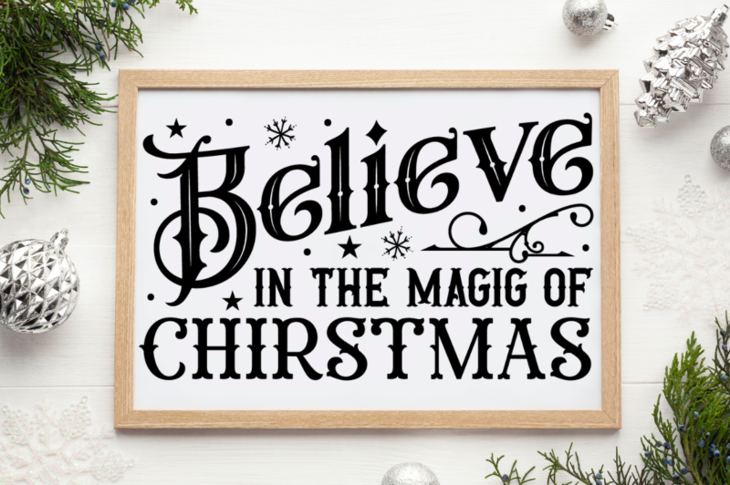 Vintage Christmas Sign Svg Bundle