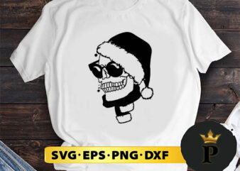 Christmas Skeleton Santa SVG, Merry christmas SVG, Xmas SVG Digital Download