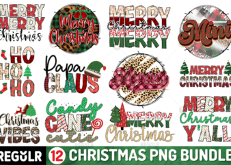 Christmas Sublimation Bundle t shirt vector file