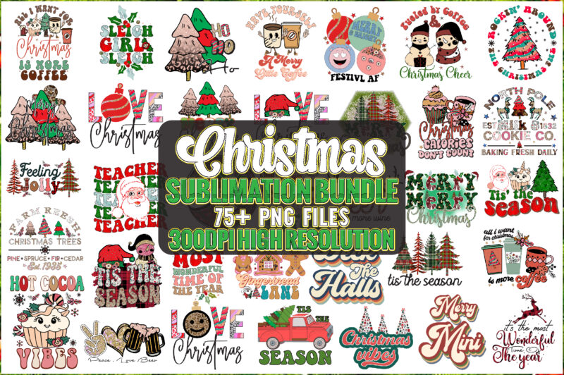 Big Christmas sublimation Bundle