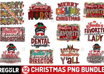 Christmas Sublimation Bundle t shirt vector file