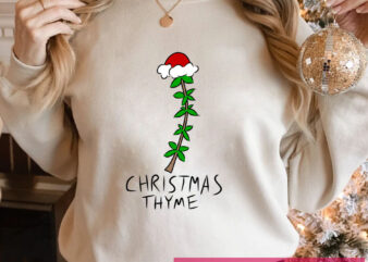 Christmas Thyme Essential PNG Tshirt Design T-DTB