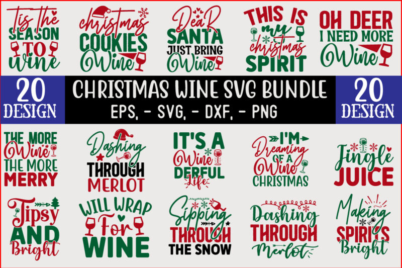 Christmas SVG Mega Design Bundle 330+ Design