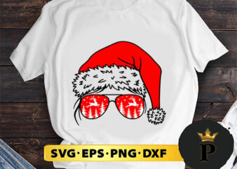 Christmas messy bun santa hat SVG, Merry christmas SVG, Xmas SVG Digital Download