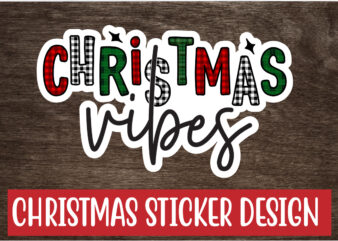 Christmas Sticker Design