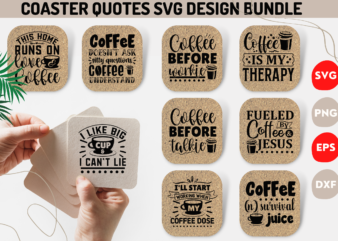 Coaster SVG Bundle