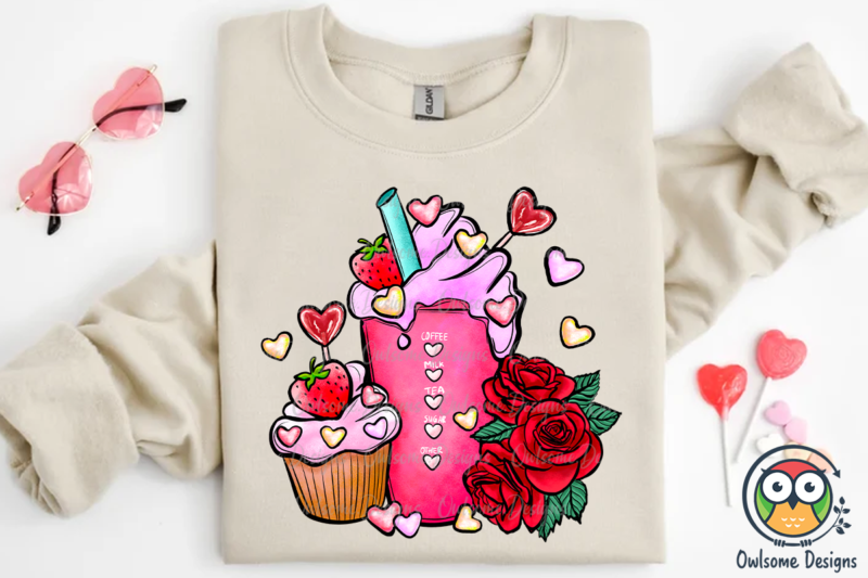 Coffee Love Valentine Sublimation