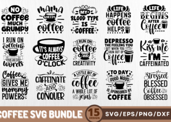 Coffee SVG Bundle t shirt vector file