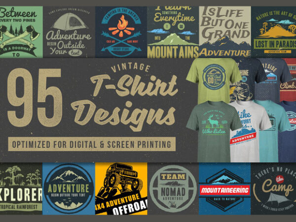 95 t-shirt designs wild west offroad adventure nature